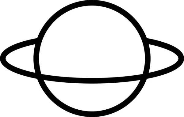 宇宙のアイコン惑星の宇宙のベクトル図 — ストックベクタ