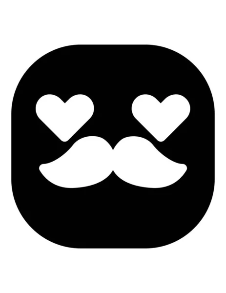 Ilustração Vetor Ícone Plano Emoji —  Vetores de Stock