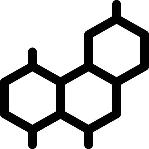 Ciencia Tecnología Línea Vector Icono — Vector de stock