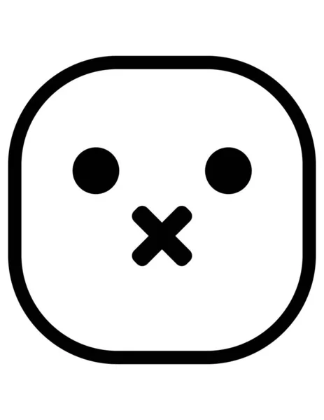 Emoji Flat Icon Vector Illustration — Stock Vector
