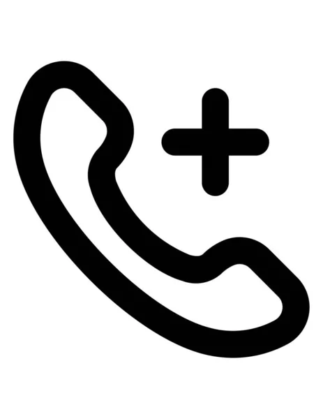 Telefonleitungsvektorsymbol — Stockvektor