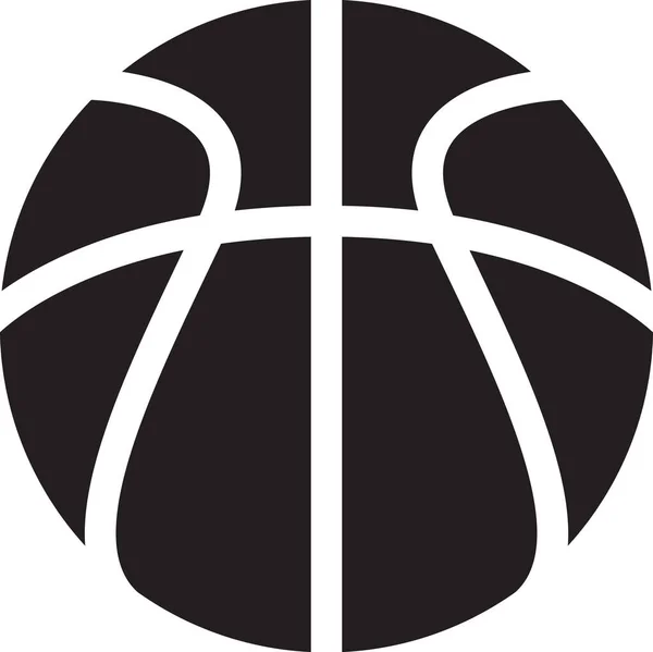 Баскетбольний Значок Векторні Ілюстрації Ліцензійні Стокові Ілюстрації