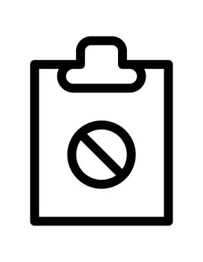 Görev simgesi vektör illüstrasyonlu dizin