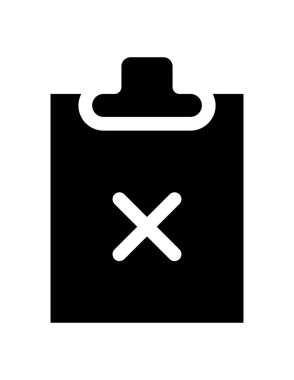 Görev simgesi vektör illüstrasyonlu dizin