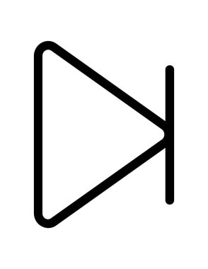 ortam oynatıcı simgesi, vektör illüstrasyonu