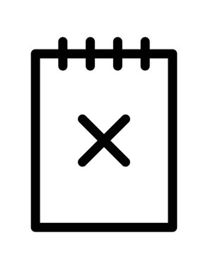 not simgesi vektör illüstrasyonu