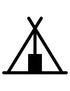 Yapı simgesinin vektör illüstrasyonu