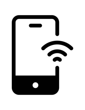 cep telefonu simgesi vektör çizimi grafik tasarımı