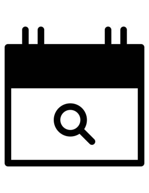 zaman zamanlama simgesi vektör illüstrasyonu