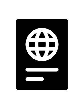 seyahat web simgesi vektör illüstrasyonu