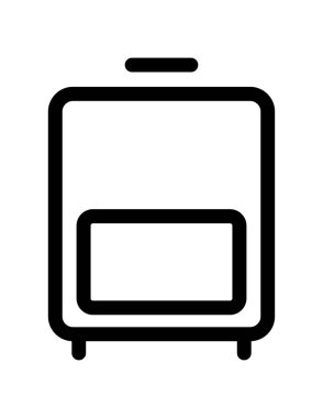 Otel hattı vektör simgesi.