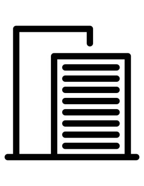 kağıt belge ikonu vektörü