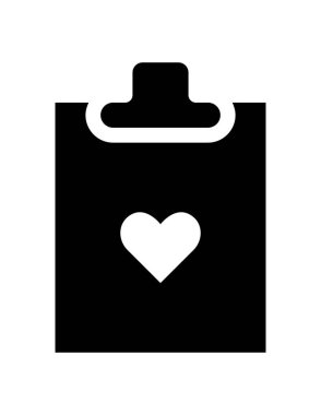 Görev simgesi vektör illüstrasyonlu dizin