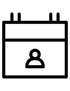 zaman zamanlama simgesi vektör illüstrasyonu