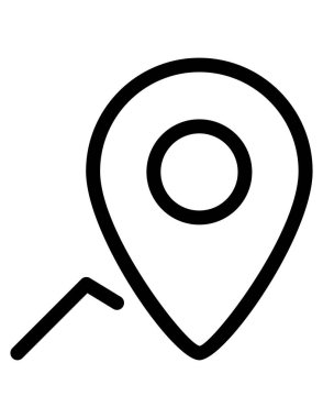 gps navigasyon vektör simgesi