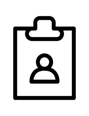 Görev simgesi vektör illüstrasyonlu dizin