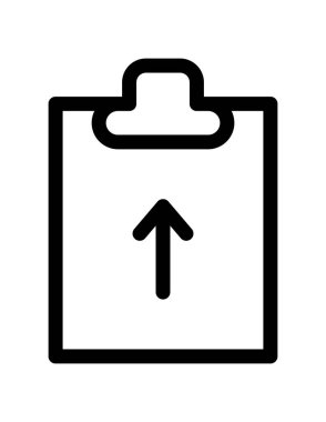 Görev simgesi vektör illüstrasyonlu dizin