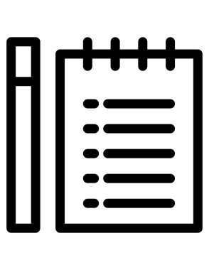 not simgesi vektör illüstrasyonu