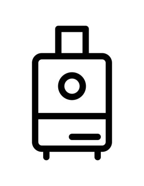 seyahat ve turizm hattı vektör simgesi.