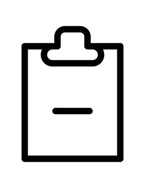 Görev simgesi vektör illüstrasyonlu dizin