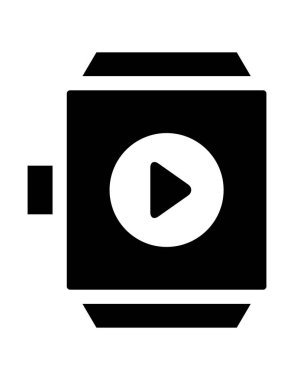 smartwatch simge vektör çizimi