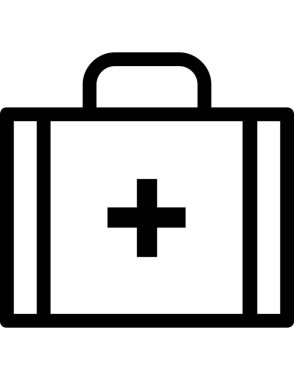 tıbbi ağ simgesi vektör illüstrasyonu