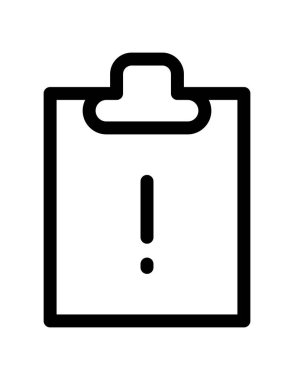 Görev simgesi vektör illüstrasyonlu dizin