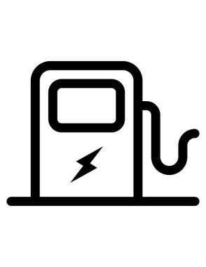 Araba akü vektör simgesi