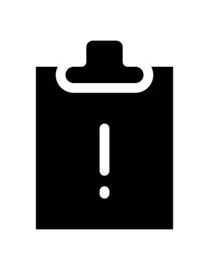 Görev simgesi vektör illüstrasyonlu dizin