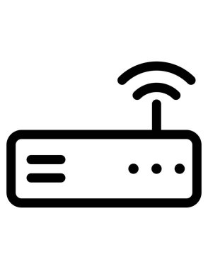 radyo terminal vektör simgesi. biçim iki renkli düz sembol, gri ve cyan renkler, yuvarlak açılar, beyaz