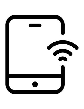 cep telefonu vektör simgesi