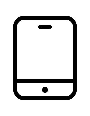 cep telefonu ikonu vektör illüstrasyonu