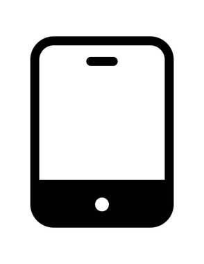 cep telefonu ikonu vektör illüstrasyonu