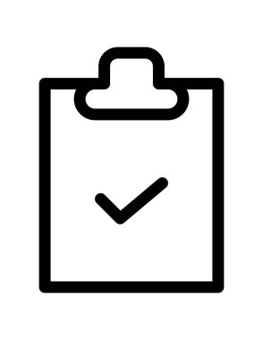 Görev simgesi vektör illüstrasyonlu dizin