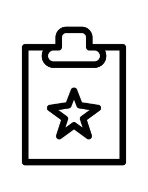 Görev simgesi vektör illüstrasyonlu dizin