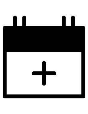 zaman zamanlama simgesi vektör illüstrasyonu