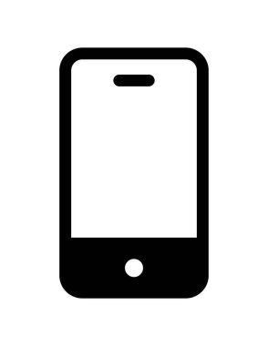 cep telefonu ikonu vektör illüstrasyonu