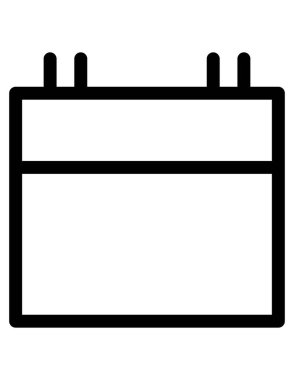 zaman zamanlama simgesi vektör illüstrasyonu