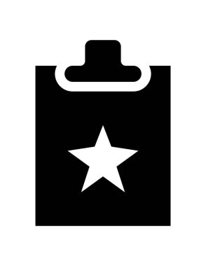 Görev simgesi vektör illüstrasyonlu dizin