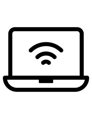 bilgisayar ağ vektör simgesi