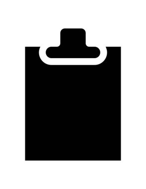 Görev simgesi vektör illüstrasyonlu dizin