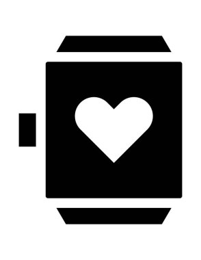 smartwatch simge vektör çizimi