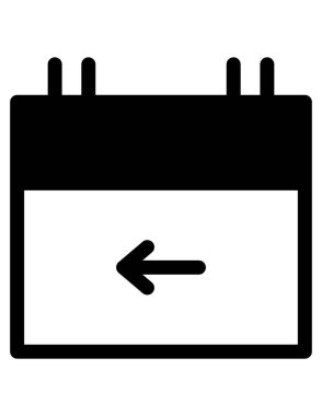 zaman zamanlama simgesi vektör illüstrasyonu