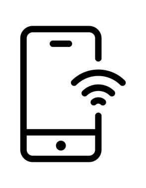 cep telefonu ikonu vektör illüstrasyonu