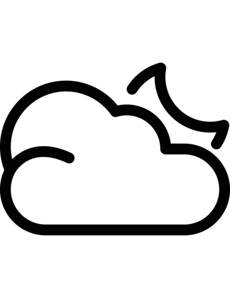 Wetter Web Icon Vektor Illustration — Stockvektor