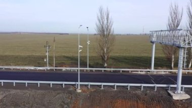 Dinamik tartma sistemi kamyonları. Hava görünümü