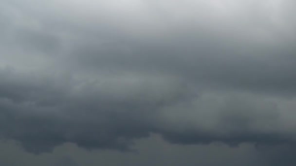 Movimiento Cambio Forma Nubes Trueno Cronograma — Vídeos de Stock