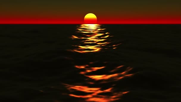 coucher de soleil rouge doré 