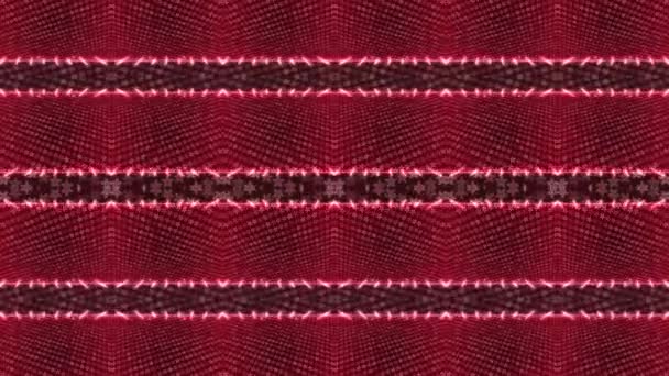Fundo vermelho abstrato com linhas horizontais — Vídeo de Stock