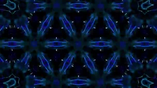 Fondo abstracto azul compuesto de muchos elementos pequeños — Vídeos de Stock